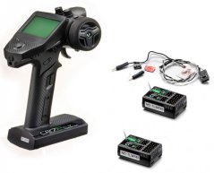 ABSIMA 7-Kanál vysielač "CR7P" 2.4GHz vrátane 2x prijímača
