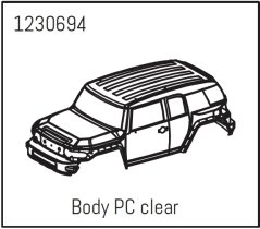 ABSIMA Nelakovaná karoséria na KHAMBA 1:10