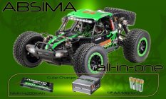 ABSIMA 1:10 EP Desert Buggy "ADB 1.4" zelená 4WD FULL RTR