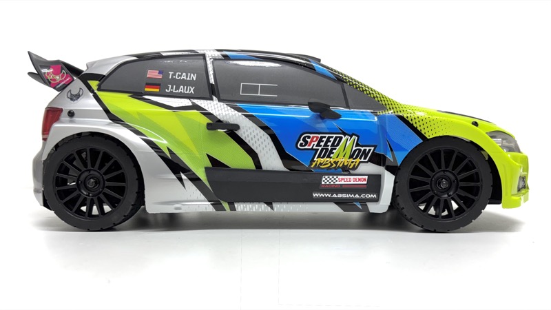 Absima 1:12 EP Rally Car "Speed Demon" white 4WD BL RTR