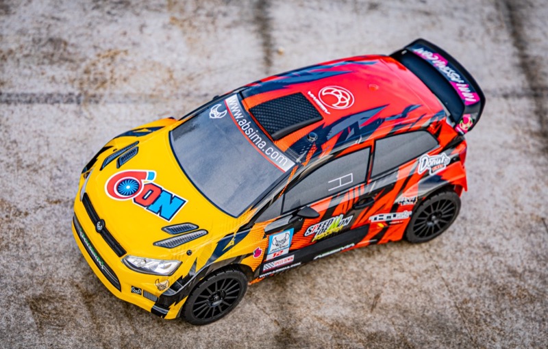 Absima 1:12 EP Rally Car "Speed Demon" red 4WD BL RTR