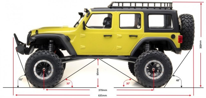 ABSIMA 1:8 EP Crawler CR1.8 "Yucatan" LIME-GREEN RTR
