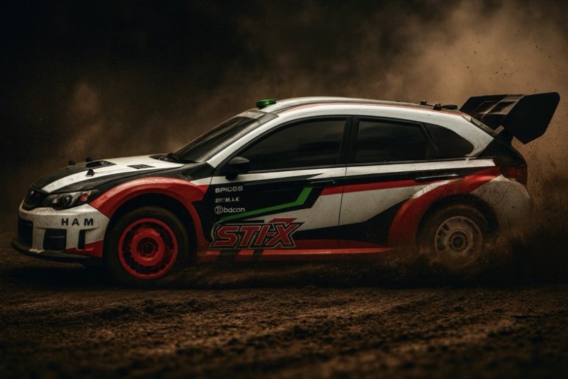 Absima 1:10 EP Rally "STi-X" brushed 4WD RTR + NiMH 2000mAh