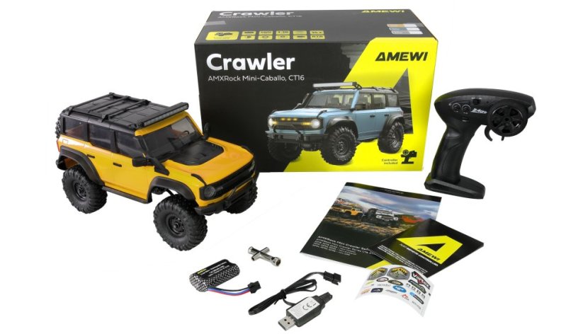 AMEWI AMXRock Mini Scale Crawler 4WD 1:16 RTR - VERZIA: 22722