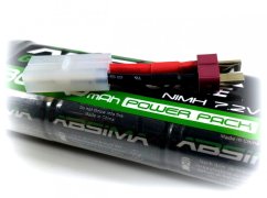 ABSIMA Batéria Greenhorn Vol.2 NiMH 7.2V 3000 (T-Plug + Tamiya Adapter)