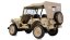 AMEWI Jeep Willys MB Scale Crawler 4WD 1:14 RTR , PIESKOVÝ