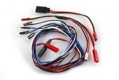 SADA LED SVETIEL 5MM, 2X ČERVENÉ, 2X BIELE, 2X MODRÉ, 3,4V-8,4V