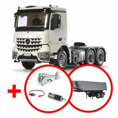 TAMIYA 1:14 MB Arocs 3363 6x4 + sklopný náves