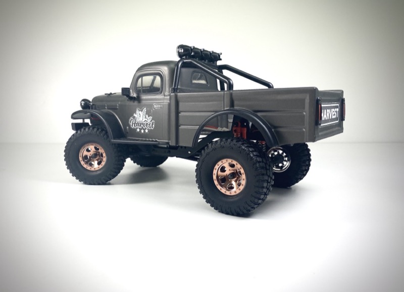 1.1" Hlinikové Beadlock Wheels 1:18 Crawler - bronze