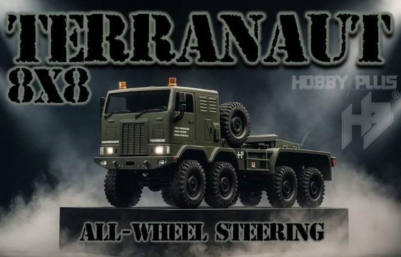 Absima HobbyPlus CR-18P 8X8 Terranaut ( AWS ) 1:18 - Farba: Zelená