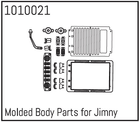 ABSIMA Príslušenstvo karosérie JIMNY 1:24