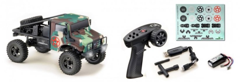 ABSIMA 1:18  EVO Crawler "Trail Hunter V2" 2-Gear camo RTR