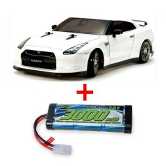 TAMIYA 1:10 RC Nissan GT-R Drift Spec TT-02D + BATÉRIA ZDARMA