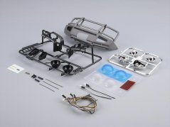 KILLERBODY Sada hliníkového nárazníka a LED svetiel TOYOTA LC70 v šedej farbe pre model TRX-4