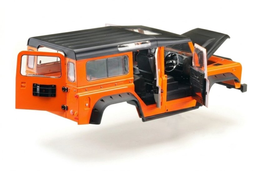 Karoséria ABS plast LANDI 1:10 , 313mm - oranžová