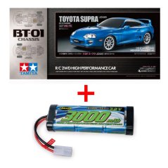TAMIYA 1:10 RC Toyota Supra (JZA80) BT-01 2WD + BATÉRIA ZDARMA