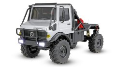 Amewi Mercedes-Benz Unimog U4000 Scale Crawler 4WD 1:18 RTR , šedý