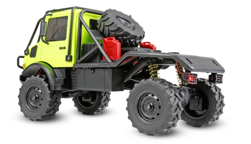 Amewi Mercedes-Benz Unimog U4000 Scale Crawler 4WD 1:18 RTR , zelený