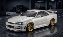KILLERBODY Karoséria lakovaná pre NISSAN SKYLINE BNR34 biela