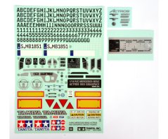TAMIYA Polepy Metal Transfer MB Actros 56335