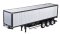Hercules Hobby 1/14 Scale 3 Axle Tamiya Tractor Truck 40 Foot Container Semi-Trailer