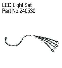 Absima LED Light Set doplnkové sveta pre 1:18 CONVOY