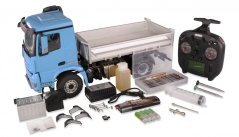 MERCEDES-BENZ AROCS HYDRAULIK Profi 4x4 1:14 RTR modrý