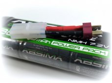 ABSIMA Batéria Greenhorn Vol.2 NiMH 7.2V 4200 (T-Plug + Tamiya Adapter)