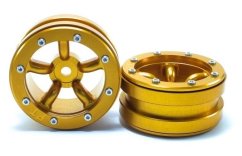 METSAFIL Beadlock Wheels PT-Safari zlatá/zlatá 1.9, 2ks
