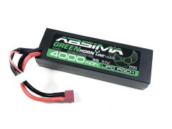 Amsima LiPO batéria 3S nízky profil Greenhorn 11.1V-40C 4000 HC T-Plug