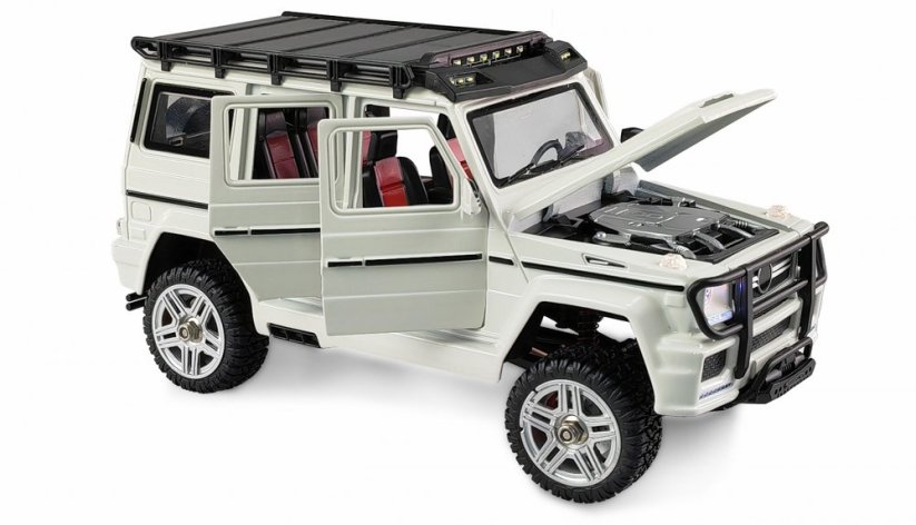 AMEWI 1:24 BRX24 Metall scale crawler 4WD, RTR biely