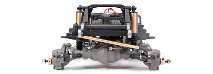 AMEWI Profi AMXROCK RCX10P SCALE CRAWLER PICK-UP 1:10, RTR biely