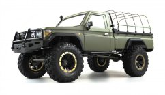 AMEWI AMXROCK RCX8BS SCALE CRAWLER PICK-UP 1:8, RTR vojenská zelená matná
