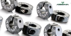 ABSIMA Rozširovacie unášače HEX +02,00 mm, sada 2ks