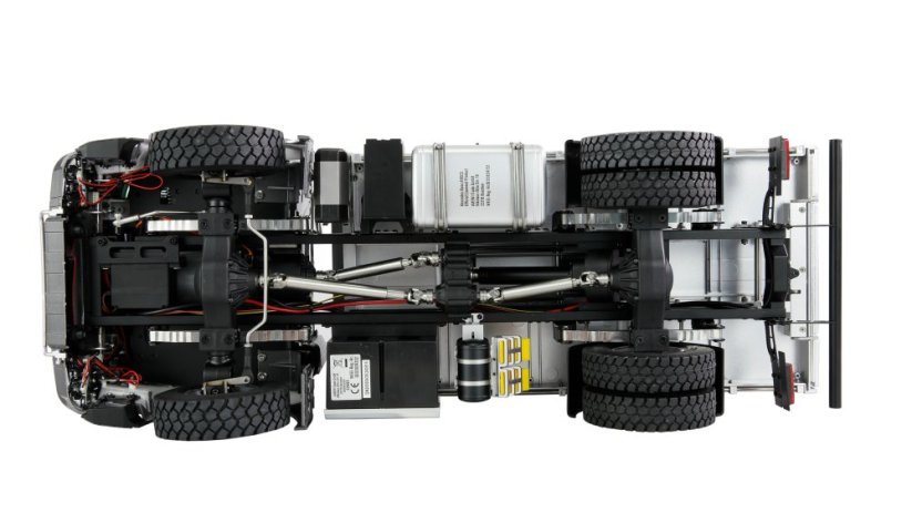 Amewi Mercedes-Benz Arocs Muldenkipper 4x4 1:14 RTR, šedý