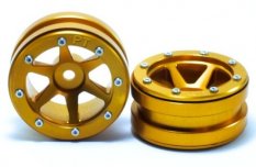 METSAFIL Beadlock Wheels PT-Slingshot zlatá/zlatá, 2ks