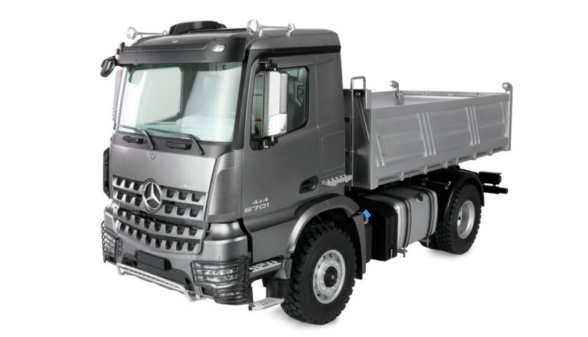 Amewi Mercedes-Benz Arocs Muldenkipper 4x4 1:14 RTR, šedý