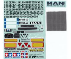 TAMIYA Polepy MAN TGX 26.540 Ver.II