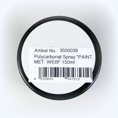 ABSIMA Polykarbonátový sprej "PAINTZ METALLIC WEIß" 150ml