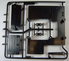 TAMIYA P-diely, čierne