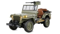 AMEWI Jeep Willys MB Scale Crawler 4WD 1:14 RTR , ZELENÝ