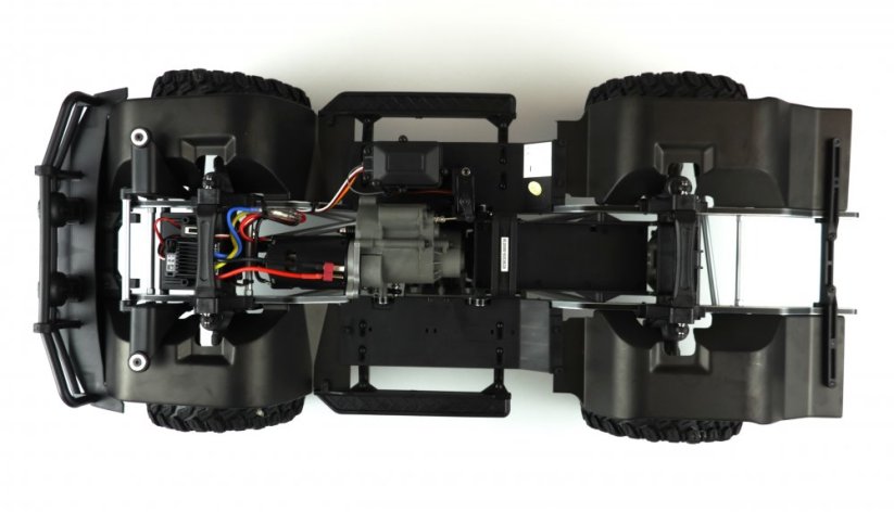 AMEWI AMXROCK RCX8BS SCALE CRAWLER PICK-UP 1:8, RTR vojenská zelená matná