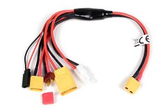 ABSIMA Multi kabeláž k nabíjačke 30cm, XT60 na XT60/XT90/T-Plug/Tamiya/FUT/JR