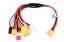ABSIMA Multi kabeláž k nabíjačke 30cm, XT60 na XT60/XT90/T-Plug/Tamiya/FUT/JR