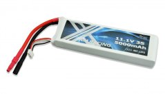 AMEWI BATÉRIA LIPO AKKU 3S 11,1V 5000MAH 40C SOFTCASE, 5mm / 6mm GOLDKONTAKT