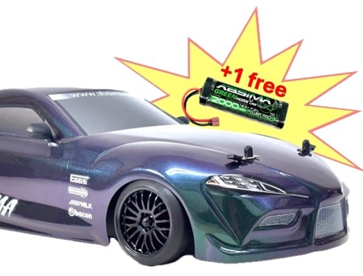 Absima 1:10 EP Drift Car "SupraSlide" brushed 4WD RTR + NiMH 2000mAh