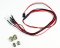 ABSIMA LED Set biely/červený s hlinikovým držiakom
