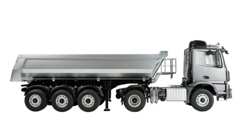 AMEWI Ťahač Mercedes-Benz Arocs  4x4 1:14 RTR s návesom - antracit