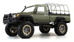 AMEWI Profi AMXRock RCX10PS Scale Crawler Pick-Up 1:10 vojenská matná