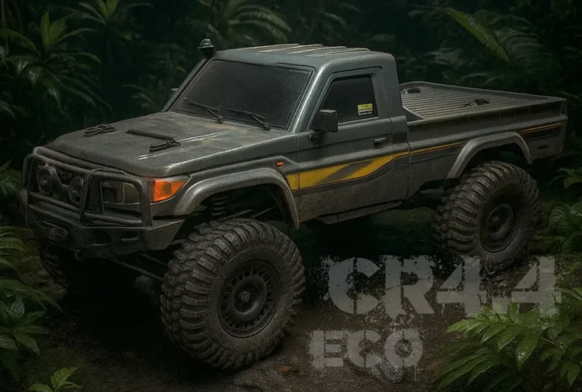 ABSIMA 1:10 EP Crawler CR4.4eco "HILUX" ŠEDÝ RTR